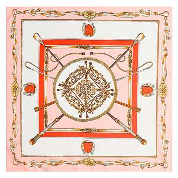 YOUR SMILE 100% Silk Scarf for Women - Elegant & Versatile