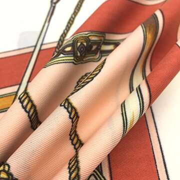 YOUR SMILE 100% Silk Scarf for Women - Elegant & Versatile