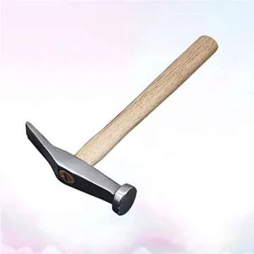 Mini Leather Steel Re Hammers Metal Shoemaking Handle Tools for Wood Saddlers Tool Brass White Makers Rustproof Carbon Tiny Sole Shoes Hammer Book Machinist