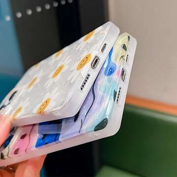 Kwhapoo Cute Colorful Smiles iPhone 15 Pro Max Case