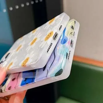 Kwhapoo Cute Colorful Smiles iPhone 15 Pro Max Case