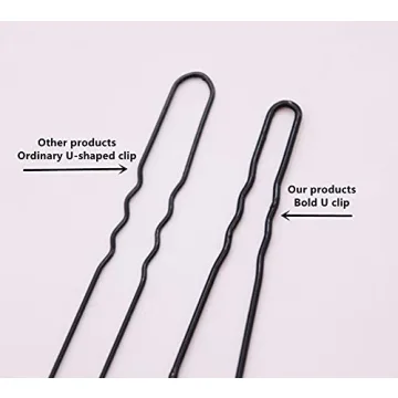 U Shaped Bun Hair Pins 120PCS for Elegant Styles