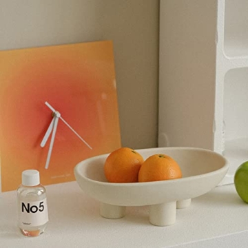 Elegant WENSHUO Tri-Legged Ceramic Fruit Bowl for Home