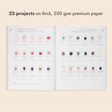 Watercolor Workbook: 30-Minute Beginner Botanical Projects on Premium Watercolor Paper (Watercolor Workbook Series)