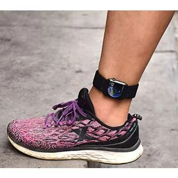 Breathable Hook and Loop Ankle Band for Compatible with Apple Watch Series 10 (42mm) 9 8 7 (41mm) 6 SE 5 4 (40mm) 3 2 1 (38mm), Medium