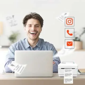 MUNBYN 2.25x1.25 High-Quality Thermal Sticker Labels