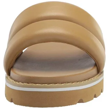 The Drop Women's Issi Quilted Flatform Sandals - Mocha