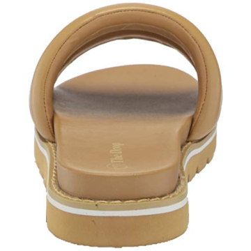 The Drop Women's Issi Quilted Flatform Sandals - Mocha