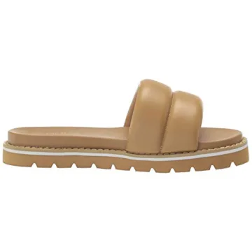 The Drop Women's Issi Quilted Flatform Sandals - Mocha