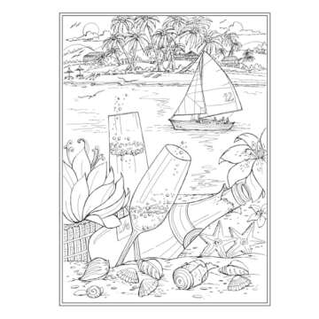Adult Coloring Romantic Country Scenes Coloring Book (Adult Coloring Books: In The Country)