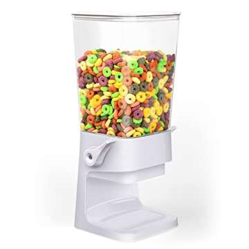 Mivvosakuki Large Cereal Dispenser for Dry Food Storage