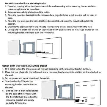 Soulaca 22 inches Smart Mirror TV Screen Waterproof Bathroom Shower Television Integrated WiFi Bluetooth 1080P ATSC Tuner New Model