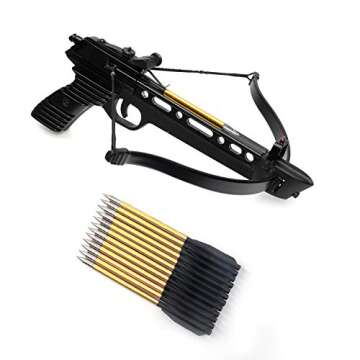 ZTMDF 6.3'' Aluminium Crossbow Bolts for Accurate Shooting