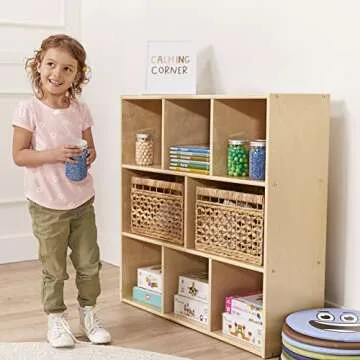 ECR4Kids Streamline 8-Compartment Storage Cabinet - Safe & Durable
