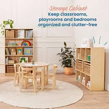ECR4Kids Streamline 8-Compartment Storage Cabinet
