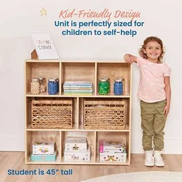 ECR4Kids Streamline 8-Compartment Storage Cabinet