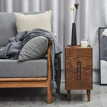 Stylish Cttasty Mid Century Modern Nightstand for Small Spaces