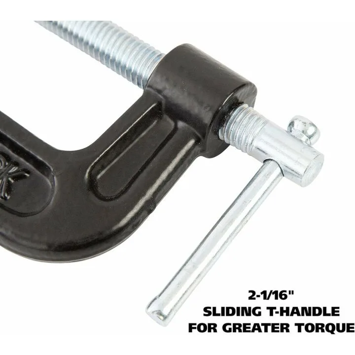 GreatNeck 2-Inch C-Clamp for Woodworking Tools