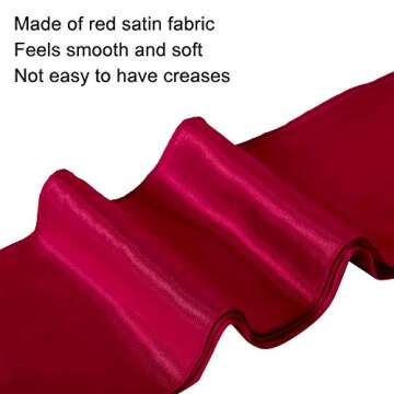 SATINIOR Sash Belt Pirate Desert Prince Long Silk Sash for Costume Accessories, 5.5 Inch Wide, 140 Inch Long