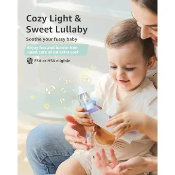 GROWNSY Nasal Aspirator for Babies with Soothing Features