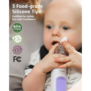 GROWNSY Nasal Aspirator for Babies with Soothing Features