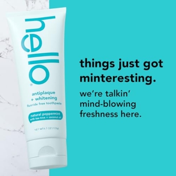 Natural Whitening Toothpaste Fluoride Free with Peppermint