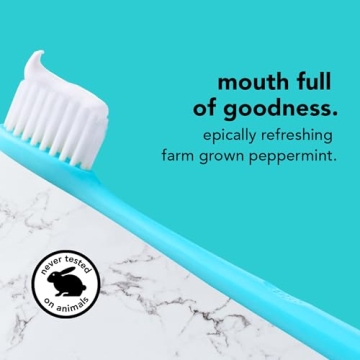 Natural Whitening Toothpaste Fluoride Free with Peppermint