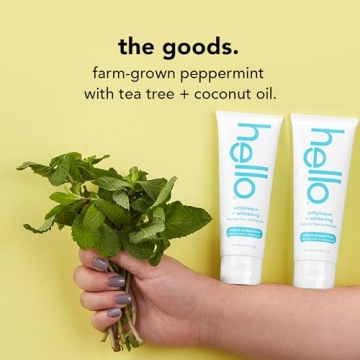 Natural Whitening Toothpaste Fluoride Free with Peppermint