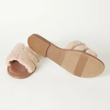 The Drop Women's Monika Flat H-Band Slide Sandal Style