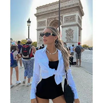 Stylish OQQ Women's Yoga One Piece Exercise Romper