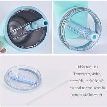 Stanley Replacement Flip Top Straw Lid Set - Leak-Proof