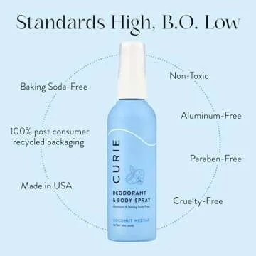 Curie Whole Body Deodorant - Curie Scent Trio - Auminum Free Deodorant, Natural Deodorant, Paraben F...