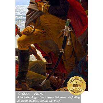 Washington Crossing the Delaware Giclee Art Print - ELITEART