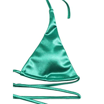 Stylish SOLY HUX Metallic Halter Bikini for Summer