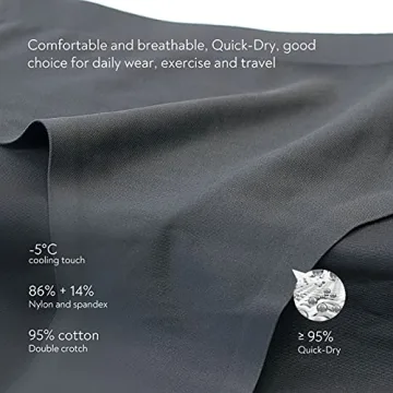 FallSweet No Show Women’s Seamless High Cut Briefs