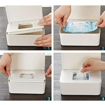 Stylish Wipes Dispenser Holder Keeps Tissues Fresh