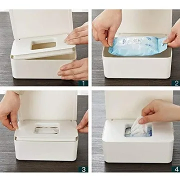 Stylish Wipes Dispenser Holder Keeps Tissues Fresh