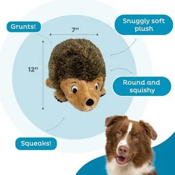 Outward Hound, Hedgehogz Plush Dog Toy, Large