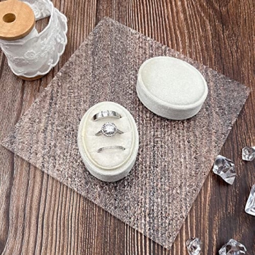 Premium Velvet Ring Box for Wedding Ceremony