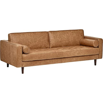 Stylish Rivet Aiden Mid-Century Modern Sofa Couch 86.6"