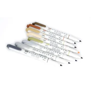 Zebra Pen Mildliner Double Ended Highlighter Set - Vibrant Colors