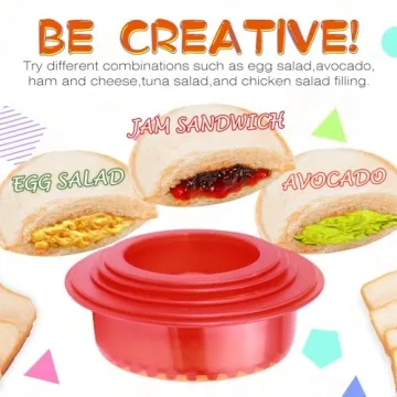 HiYZ Sandwich Cutter & Sealer: Fun Crustless Sandwich Maker