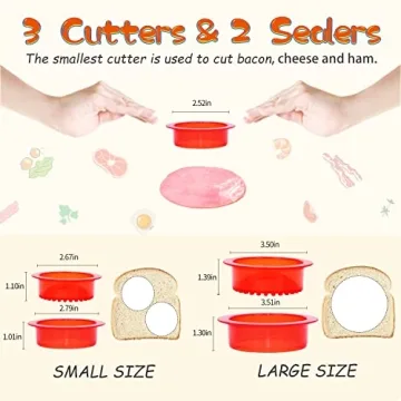 HiYZ Sandwich Cutter & Sealer: Fun Crustless Sandwich Maker