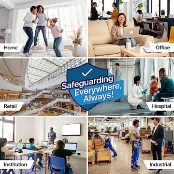 Simply 10x10x1 Air Filter, Merv 8, MPR 600, 6 Pack, Furnace Air Filter for HVAC (Actual Size: 9.75"x9.75"x0.75") DUST, Pet, & Allergy Control