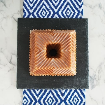 Nordic Ware Bundt Squared Cake Pan for Elegant Baking