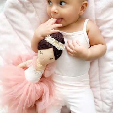 MON AMI Juliet The Prima Ballerina Stuffed Doll - 22”, Plush Ballerina Doll for Girls, Use as Toy or Room Decor for Kids of All Ages