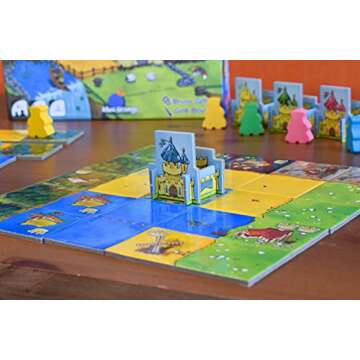 Blue Orange Games Kingdomino Award Winning Family Strategy Board Game, 2-4 players