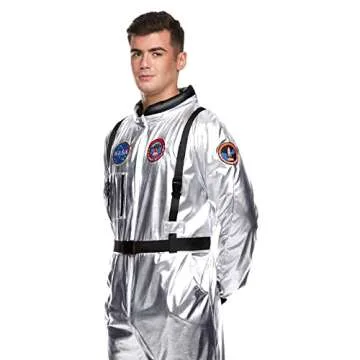 Morph Astronaut Costume Adult Space Suit Astronaut Costumes For Men Adult Astronaut Costume Mens NASA Costume Size L Large