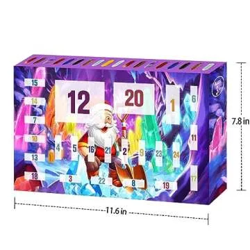 Advent Calendar 2024 Crystals Kit - Perfect Christmas Gift