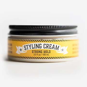 Buck's Burley Men's Hair Styling Products (Cream, Pomade, and Clay) (Styling Cream)